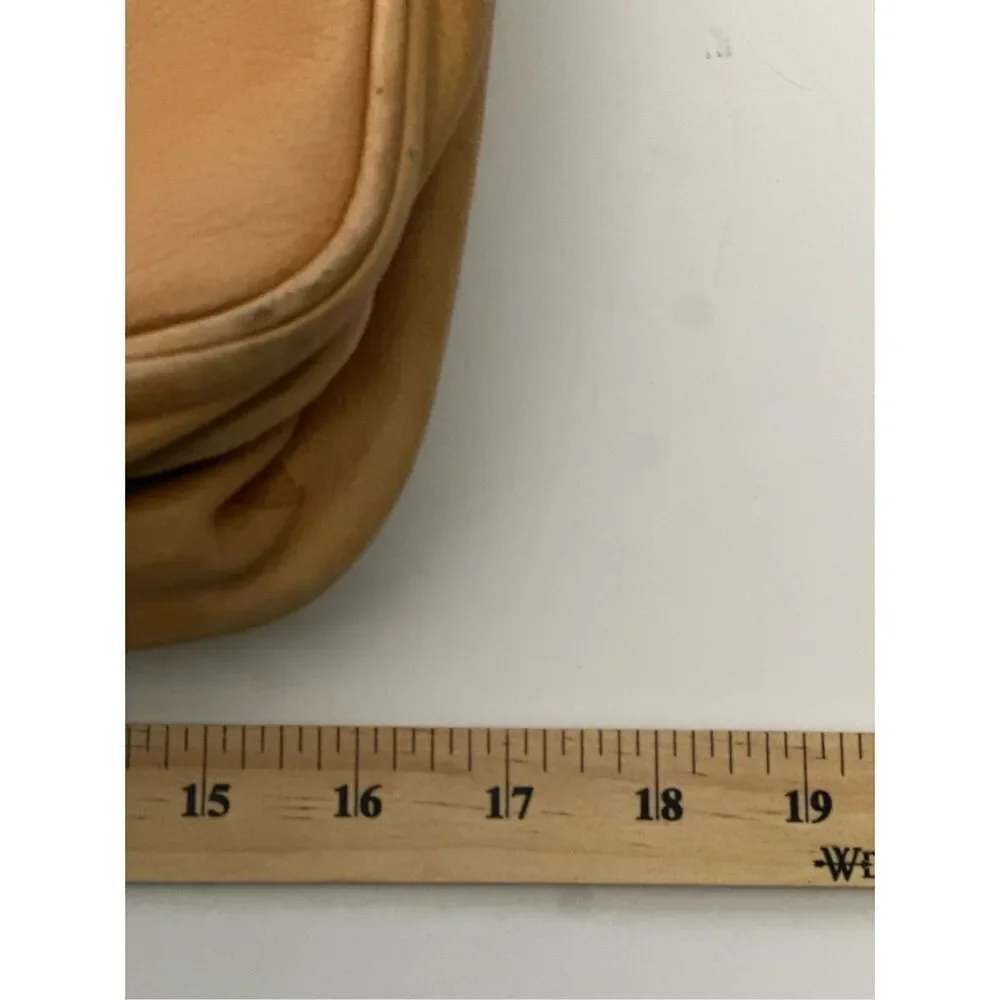 El Portal Tan Leather Bag/Lap Top Holder